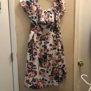 Floral midi dress